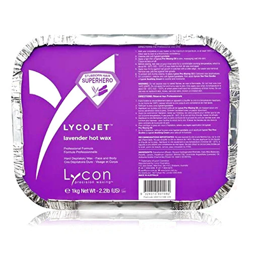 Bee Line Industries Lycon Wax ~ LYCOJET LAVENDER 1kg / 35oz Strip-less Wax
