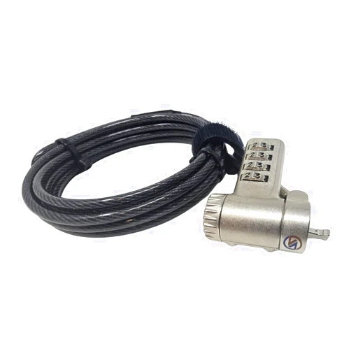 Sendt Black Universal Notebook Laptop Combination Lock Security Cable for Kensington Wedge Nano and Most Other Security Slots