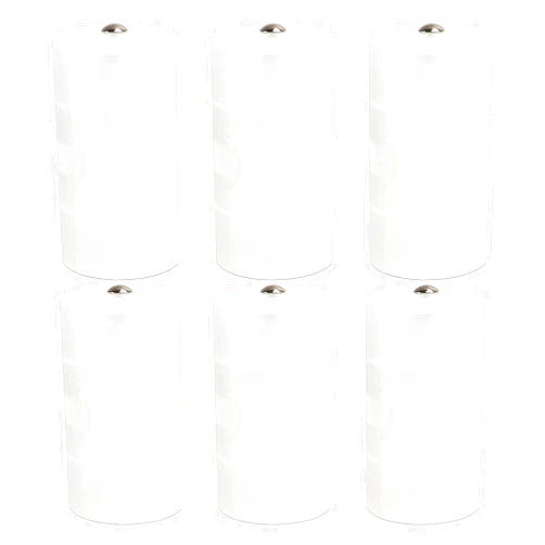AEDIKO 6pcs AA to D Battery Adapter Case AA to D Size Spacers AA to Size D Battery Adapter Converter Case