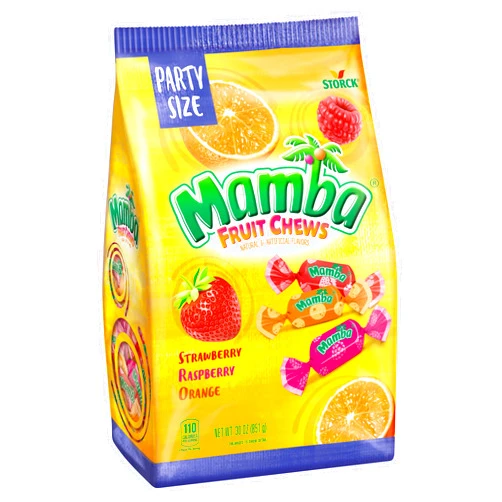 Mamba Fruit Chews Candy, 30 Oz Bag