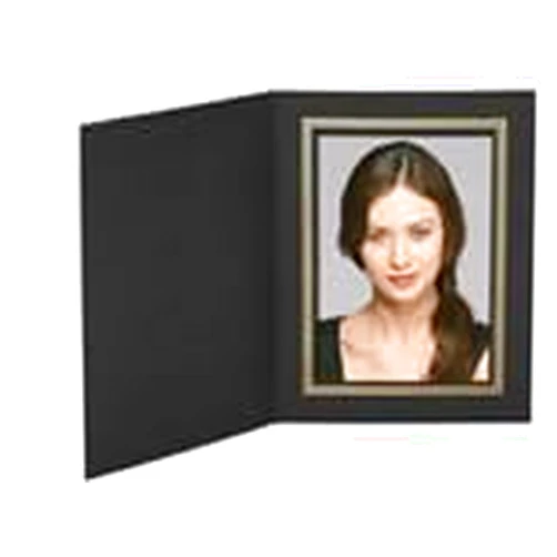 Malelo and Company Black/Gold Cardboard Photo Folder Frames - Pack of 50 (8x10)