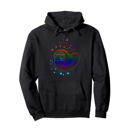 Fibonacci Shell or Fibonacci and Golden Ratio Fibonacci Shell or Golden Ratio and Spiral or Fibonacci Pullover Hoodie
