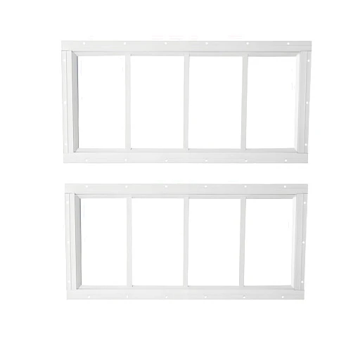 WRISIN 2 Pack Shed Window (White, 10