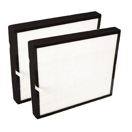 Nispira True HEPA Activated Carbon Air Filter Replacement Set Compatible with Air Purifier A350 A375. Compared to Part BF25A 2 Packs