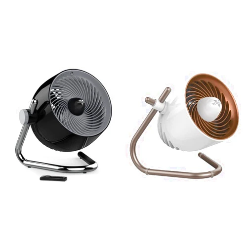 Vornado Pivot6 Whole Room Air Circulator Fan with Remote Control Pivot Personal Air Circulator Fan, Copper