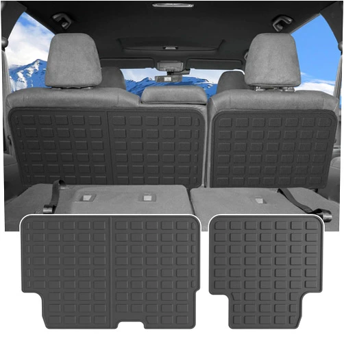 powoq 8-Seat 2nd Backrest Mat Compatible with 2016-2022 Honda Pilot Cargo Liner Back Seat Protector Replacement for 2016 2017 2018 2019 2020 2021 2022 Honda Pilot Accessories(8-Seat 2nd Backrest Mat)