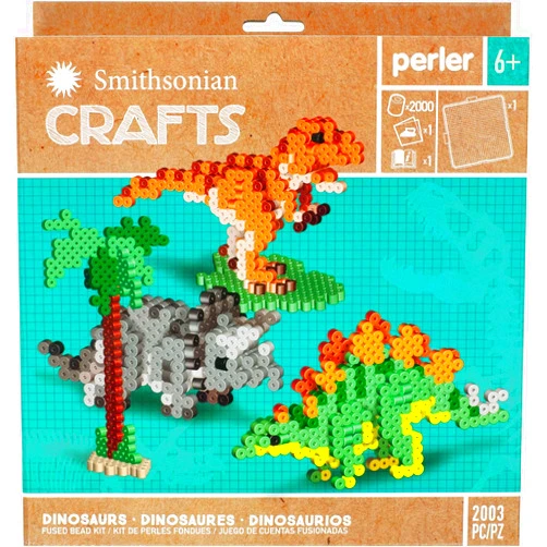 Perler Smithsonian Dinosaurs 3D Beads Kit, 2000pcs