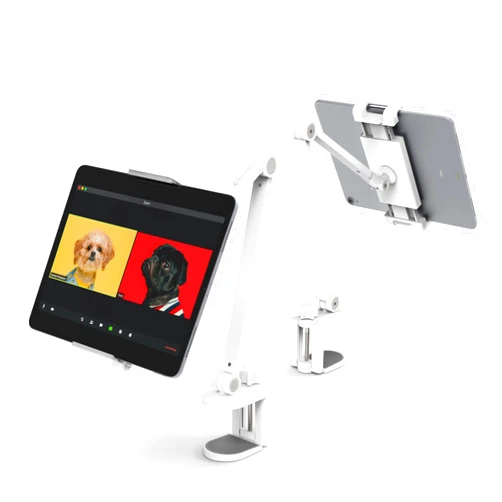 Inifispce iPad Desk Mount, Adjustable Tablet Holder Clamp, 360 degree Rotation, Sturdy Aluminum Tablet Arm Mount for 4.7