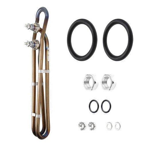 KTXzxdr 4kw 240v Titanium Hot Tub Heater Element for Balboa Spa Heater Element, Replacement Flo-Thru Universal Hot Tub Heater Element, Also for Spa Electric Heater Element Replacement (4kw)