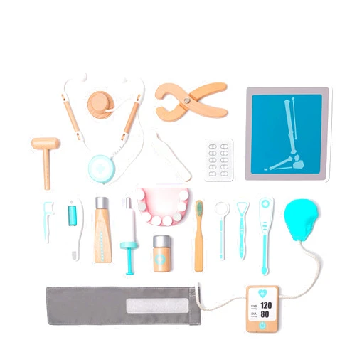 Umu Play Doctor set for Kids, Pretend Toy 18 PCS Doctor Playset for Toddlers, Dentist Kit Doctor Role Play Set, Doctor Kit for Toddlers and Kids Ages 3+ 4 5 6 Year Old Boys and Girls