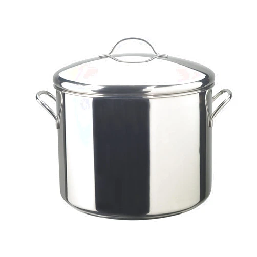 Farberware Classic Stainless Steel Stock Pot/Stockpot with Lid - 16 Quart, Silver