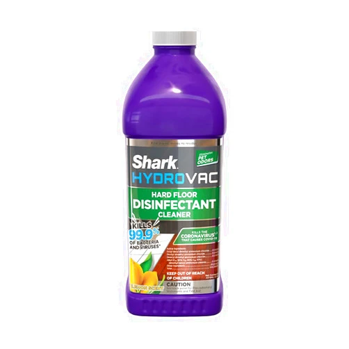 Shark HydroVac Household Disinfectant Cleaner, Kills 99.9% of Bacteria & Viruses, Compatible with Shark HydroVac 3-in-1 Multi-Surface Cleaners on Hardfloor, Stone, Laminate & Tile, Purple, WDCD60