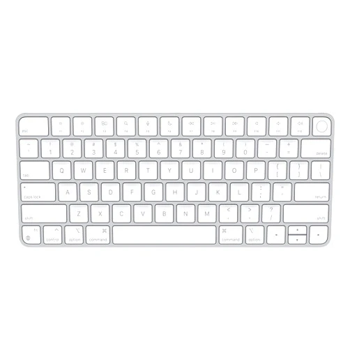 Apple Magic Keyboard with Touch ID, (Wireless) Silver (QWERTY English) (Renewed)