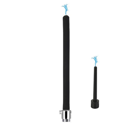 Funny Steel Shower Enema System with On/Off Switch, Shower Douche for Men and Women Portable Cleaner, Enema Nozzle Kit Cleaner Attachment