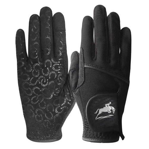 FINGER TEN Womens Horse Riding Gloves Premium Equestrian Horseback Gloves for Ladies, Mesh Breathable Lightweight Comfortable Grip Summer Color Pack