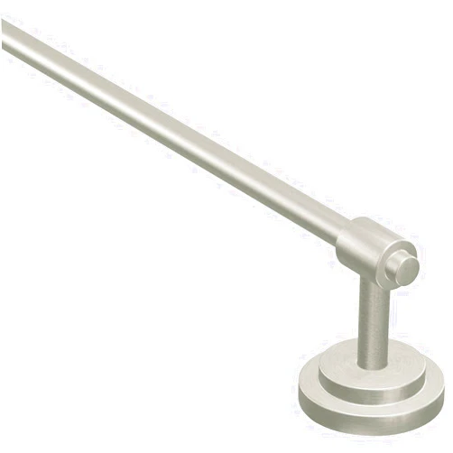 Moen DN0724BN Iso 24-Inch Single Towel Bar, Brushed Nickel