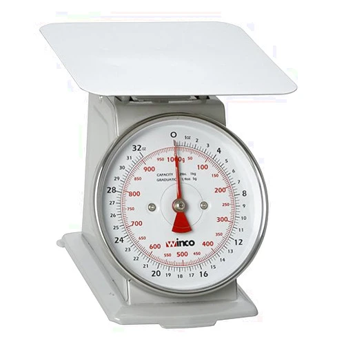 Winco SCAL-62 Portion Control Scale - 2 lbs. x 1/4 oz. Capacity
