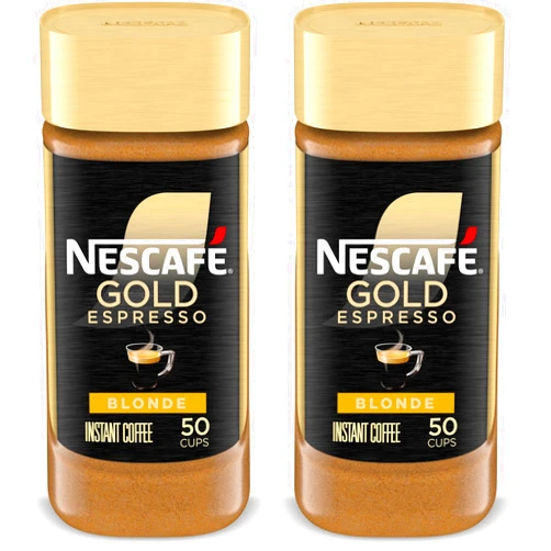 Nescafe NESCAFÉ Gold Espresso Blonde, Instant Coffee, 3.5 oz (Pack of 2)
