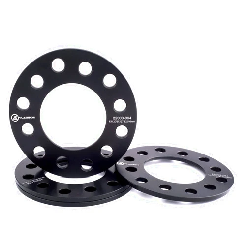 VLAOSCHI Black Forged 6x5 6x120 6x127 Wheel Spacers 1/4 Inch (6mm) Compatible with Chevy GMC 6 Lug for 2002-2009 Trailblazer | 2015-2022 Colorado | 2018-2022 Traverse | 2002-2009 Envoy - Pack of 4