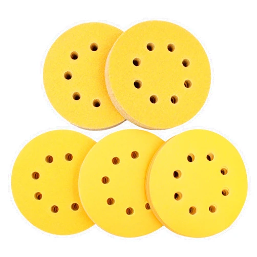 Akjwp Ajkwp 5-Inch 8-Hole Sanding Disc Hook and Loop, 100 Pcs Orbital Sanding Discs, 60/80/120/220/320 Assorted Grits Gold Sandpaper for Woodworking or Sanding Discs Gold Random Orbital Sander Brand: Akjwp