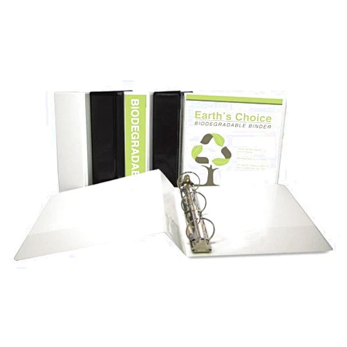 Samsill : Earths Choice Biodegradable Round Ring View Binder, 3