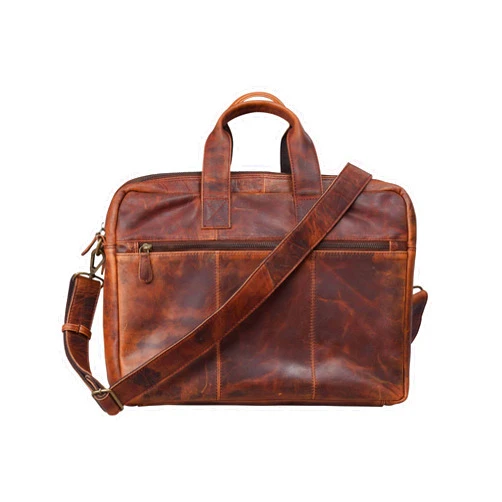 Bayfield Bags Leather Messenger Bag For men - Leather Laptop Bag for Men - Leather Briefcases for Men