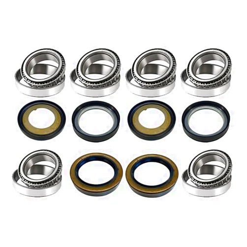 Keepgrindingdaily.com 2.5 Ton Rockwell Axle Bearing Kit – (2) Hub Kits & (1) Pinion Kit with Seals | Complete OEM-Style Rebuild Kit for M35 Military Truck Axles | Bearings, Races & Seals