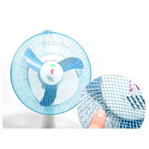 ASEANAO Electric Fan Guard Dust Cover Fan Protection Cover Washable for Baby Safety (Blue)