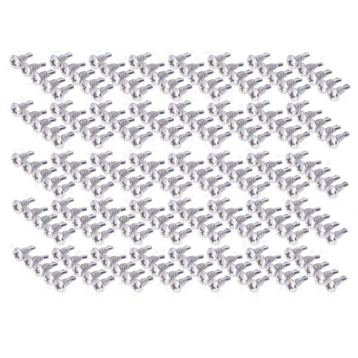 MXGZ Round Head Screws, Small Deformations, Self Drilling Screw, 304 Stainless Steel, 200 Pieces, Lightweight, Rust and Resistant for Repair Works