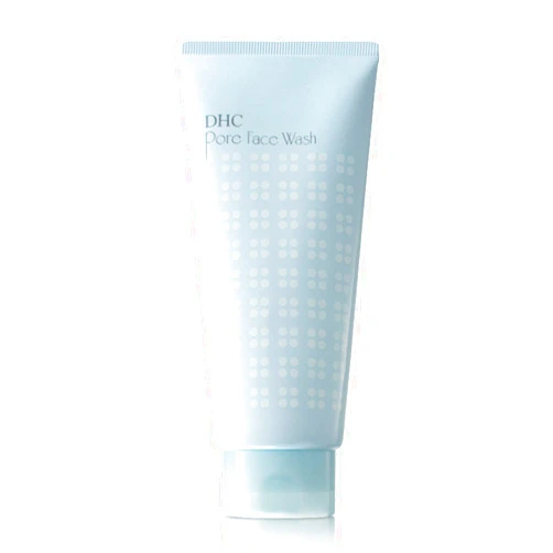 DHC Pore Face Wash, Foaming, Pore-Minimizing, Exfoliating Cream Cleanser, For Acne and Oily Prone Skin, Fragrance and Colorant Free, 4.2 oz. Net wt.