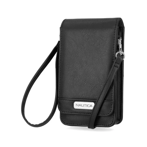 Nautica Catalina RFID Womens Crossbody Bag, Vegan Leather Compact Cell Phone Shoulder Travel Purse Holder