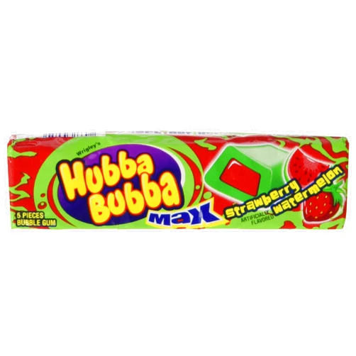 Hubba Bubba Max 18-Packs Strawberry-Watermelon