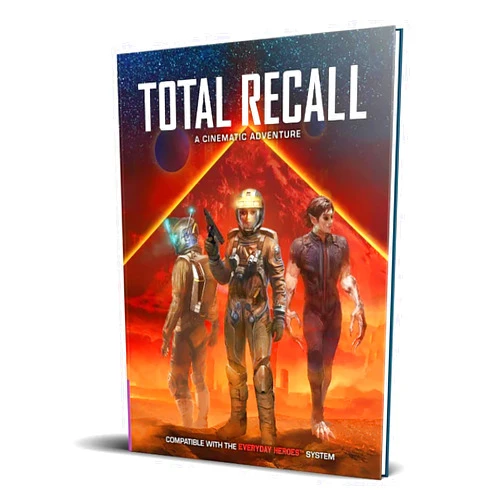 Evil Genius Games Cinematic Adventure: Total Recall -Expansion RPG Book for Use with The Everyday Heroes Core Rulebook, d20 5e Compatible
