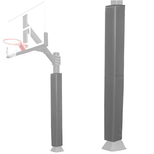 Katop Square Basketball Pole Padding Fits 6x6 Inch Pole, Durable 6 Feet Tall Basketball Pole Pad Outdoor and Indoor, UV-Resistant Waterproof Basketball Hoop Pads for Protection and Player Safety
