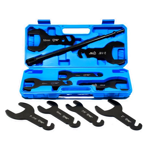 SMOTIVEPRO 10Pcs Pneumatic Fan Clutch Wrench Set Removal Tool Kit, Auto Repair Spanner Kit Installs Fan Clutch Compatible with Ford, GM and Jeep Vehicles
