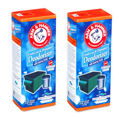 Arm & Hammer 51446 42.6 oz Trash and Dumpster Deodorizer Can (2 PACK)