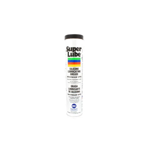 Super Lube 92150 Silicone Lubricating Grease with PTFE, 14.1 oz Cartridge, Translucent White, Onе Paсk