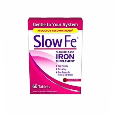 Slow Fe Slow Release Iron, Tablets, 60 ea - 2pc