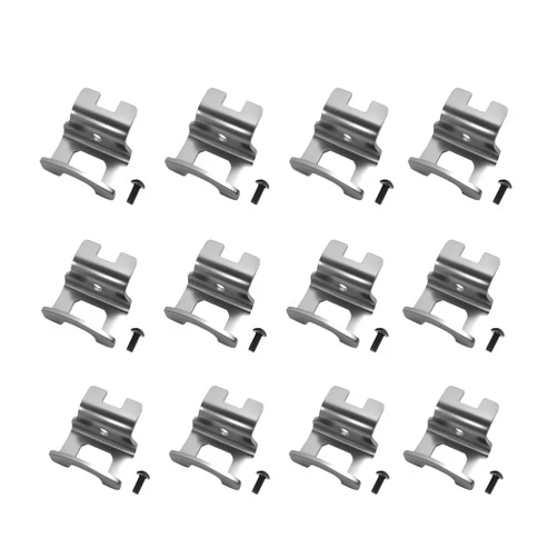 HOMNATURE 12PCS CMSTC4VT Garage Hooks Compatible with Craftsman VersaTrack, Wall Mount Tool Hangers with Screws for Cordless Tools and Power Drill Storage