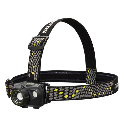 GENTOS LED Headlight, Double Star WS-743HD LED Headlight, 300 Lumens Brightness, 6 Hours of Practical Lighting, Dust Resistant, Splash Proof, Uses 3 AAA Batteries or Dedicated Rechargeable Batteries