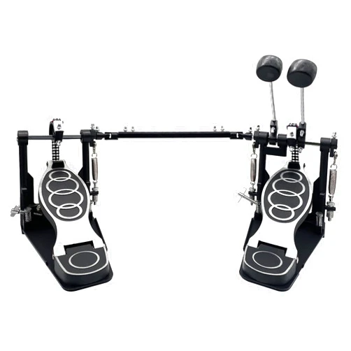 HWIUS Double Bass Pedal, Double Chain Double Bass Drum Pedals, Double Kick Drum Pedal with Patch Suit for Kick Drum Set and Electronic Drums