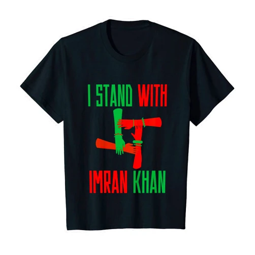 Stand With Imran Khan PTI Kids I Stand With Imran Khan PTI Party Pakistan Support Freedom T-Shirt