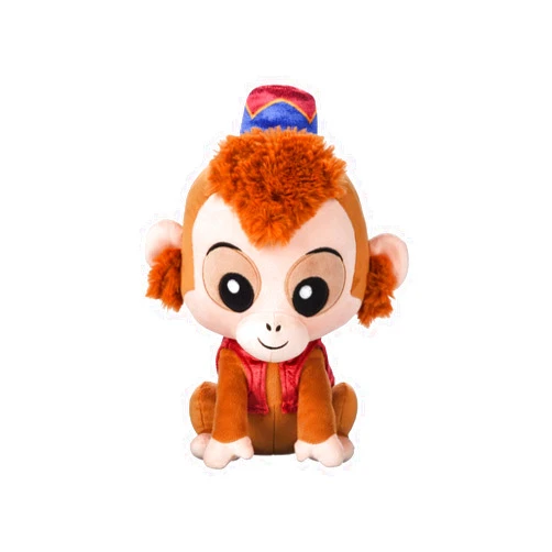 Disney Store Official Princess Friends Plush Doll (Abu from Aladdin) Small, Stuffed Animals with Embroidered Features, Plush Toys, Plush Toys for Kids