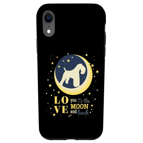 99 Gifts Kerry Blue Terrier Love iPhone XR Love Kerry Blue Terrier Dog To The Moon Case