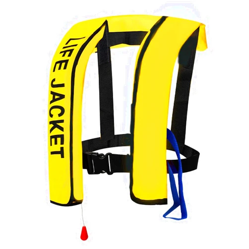 MOCOTONO Inflatable Life Jacket, Automatic/Manual Inflatable PFD Life Vest for Adults, Yellow