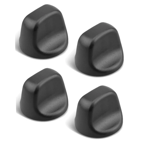 FurnyQuaint Fit for Broan Range Hood Knobs Replacement Parts Fan & Light Kitchen Range Hoods Plastic Material Knobs Replace S99360232 S600348 Black Control Knobs Stove Switch Knobs Black 4Pcs