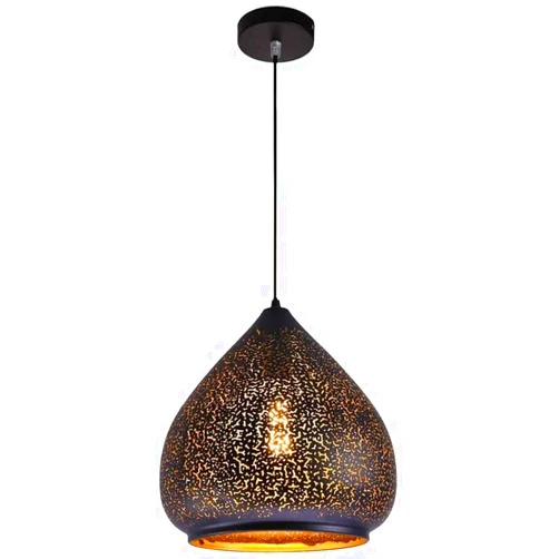 UimimiU Vintage Moroccan Chandelier Retro Industrial Loft Pendant Light E27 Carved Iron Art Lampshade Mosaic Decor Ceiling Lighting for Bedroom Dining Room Living Room Kitchen Island