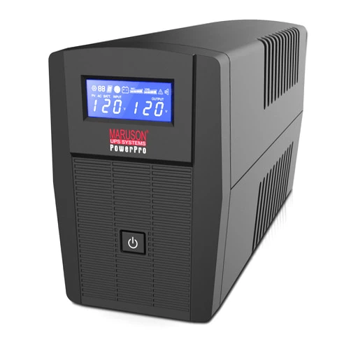 Maruson 2000VA UPS, AVR, 735J Surge Protection, 8 Outlets, Line Interactive Uninterruptible Power Supply Battery Backup System, TUV Certified, 2000VA/1200W, PRO-2000LCD