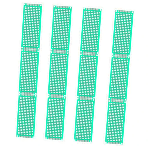 PartyKindom 12pcs Universal Board Universal Breadboard Circuit Board The Handy Universal Power Supply Practical Breadboard Dtrwfnm Universal Circuit Plate Fiberglass Cloth Base Tool Glassfiber
