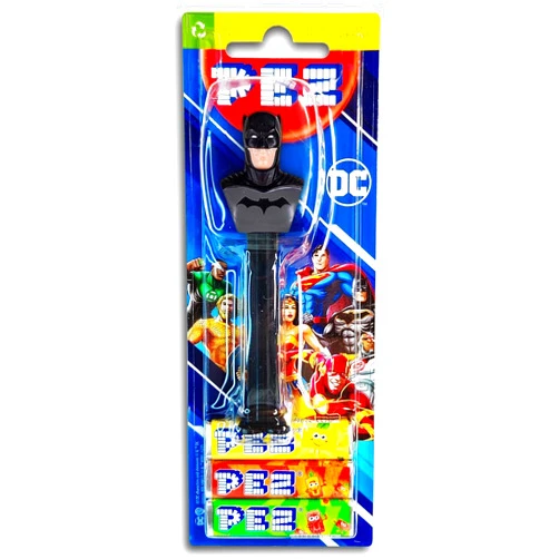 Pez Candy DC Justice League Batman: Dispenser with 2 Candy Packs